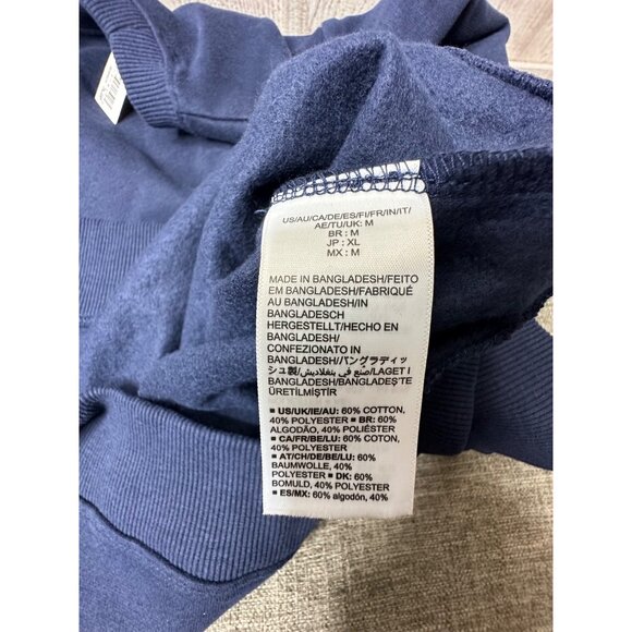 Essentials Womens Navy Blue Sweatshirt Size Medium - Picture 5 of 7